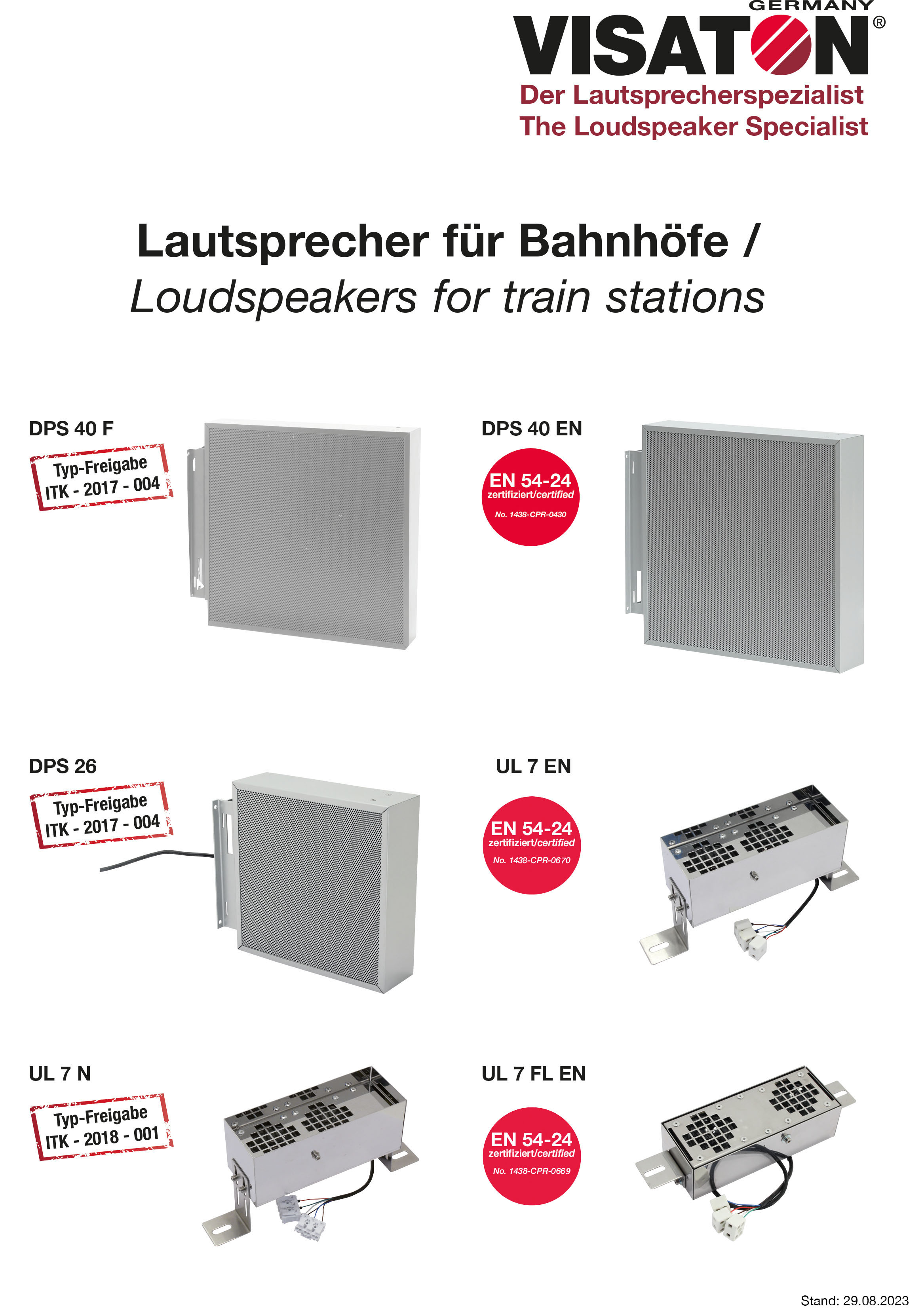 Lautsprecher für Bahnhöfe - 26.04.2024